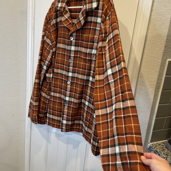 Vintage LL Bean Flannel Shirt Plaid Mens XL 100% Cotton 90s Lumberjack Grunge - Picture 7 of 10